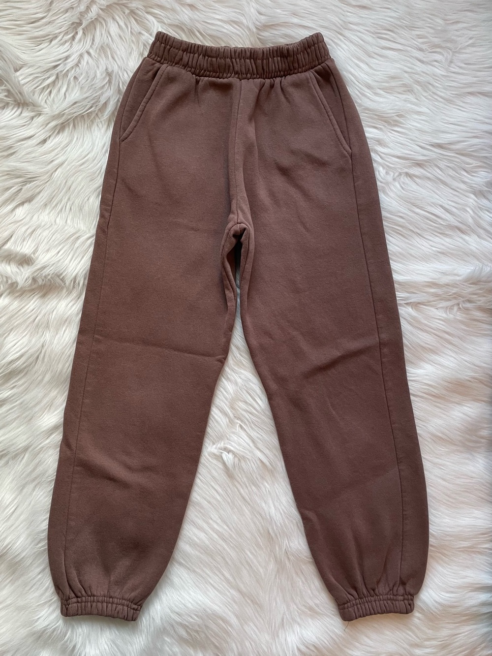 Zara kids brown joggers sweatpants girls 11/12 cuffed jogger pants jogging pant
